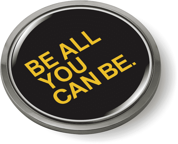 U.S. Army Tagline "Be All You Can Be" Emblem